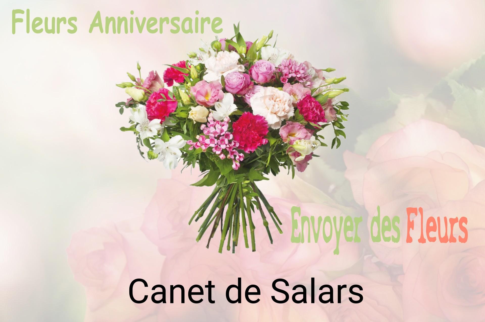 Bouquet de fleurs d’anniversaire livré à Canet-de-Salars